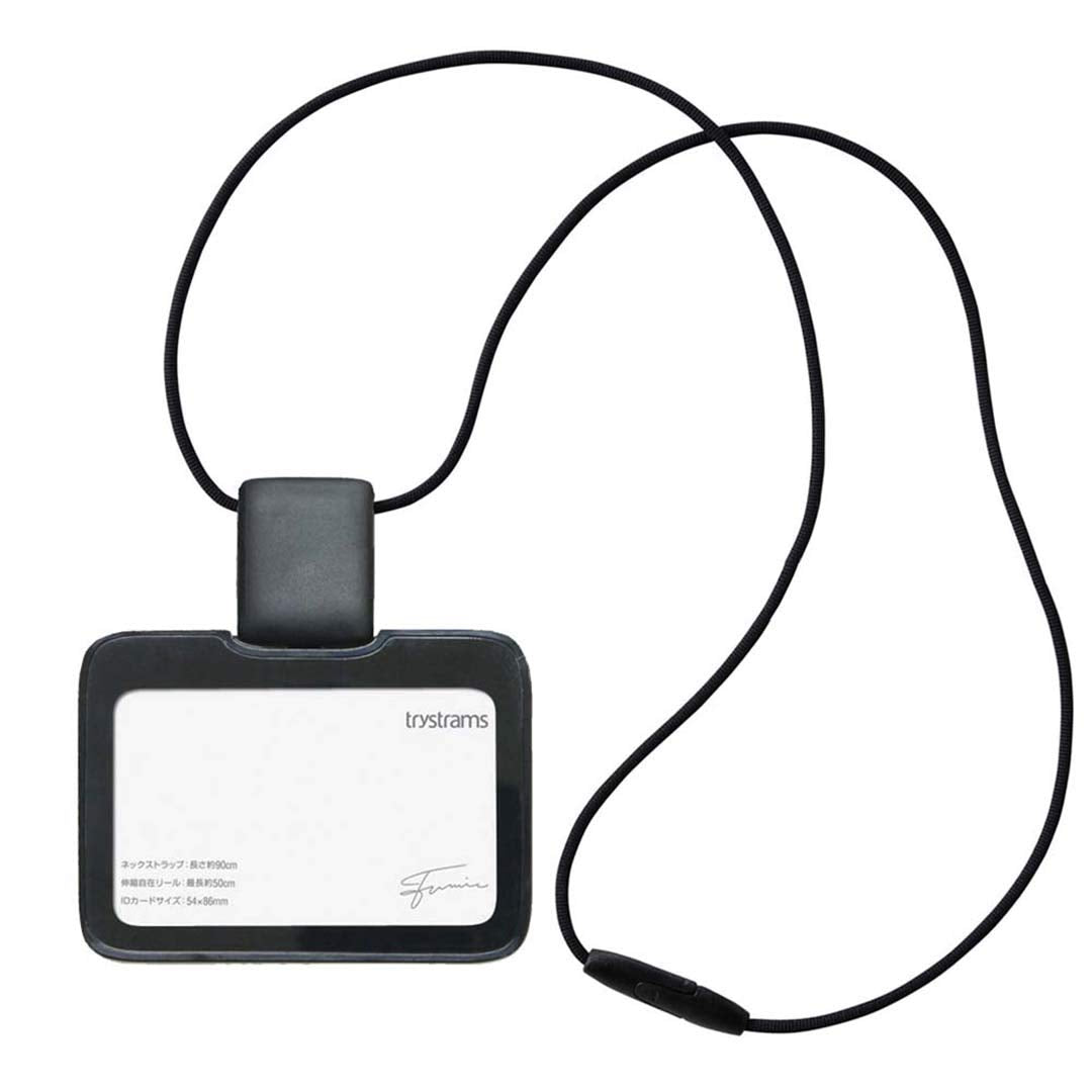 trystrams SMOOTHSTYLE ID card holder strap black side THF-MG01D (japan import)