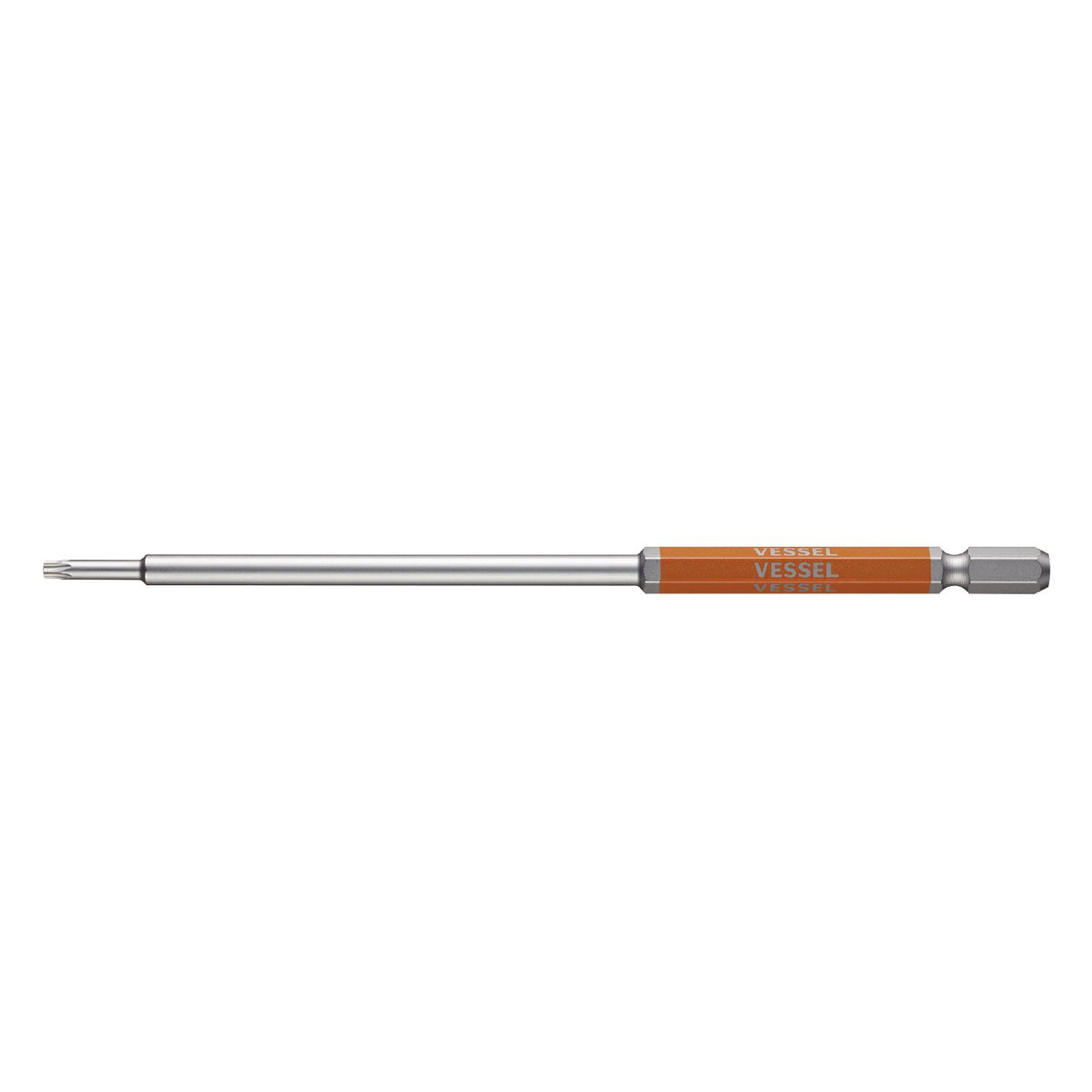 VESSEL GSVT10LH Single Headed Torx Rigid Bit Long Type T10H x 150, 1 Piece