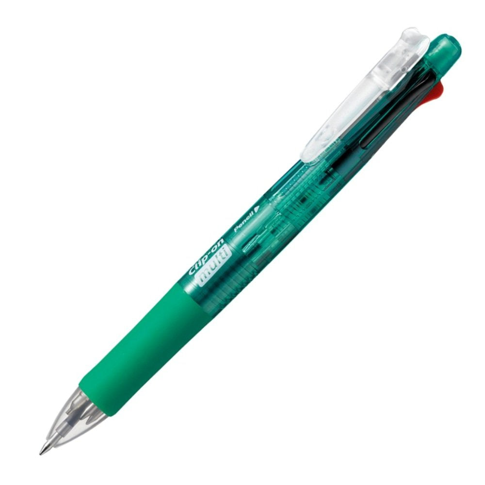Zebra Multi-function Pen B-B4SA1-G 4 Colors + Sharp Clip-on Multi Green 10 Pens