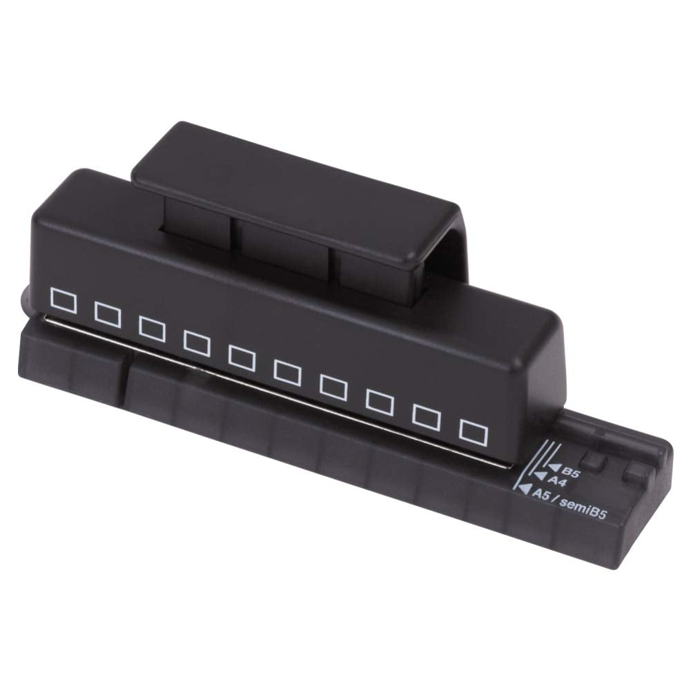 Lihit Lab., One-Third Punch 10 Holes Punch P-1601, Punch for Twist Notes(Japan Import)