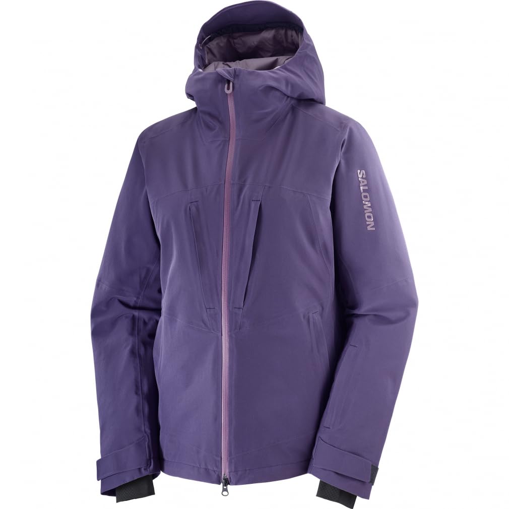 Salomon Women's HIGHLAND Snowboard Jacket,NIGHTSHADE,S