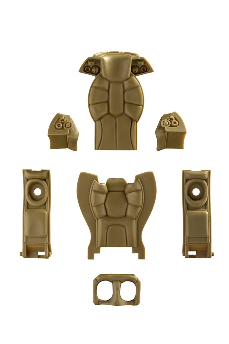 burikku・wa-kusu masi-nenkuri-ga- S. A. F. s. /Raptor Interior Parts 1/20 Scale rezinkyasuto Assembly Kit Mus – 25