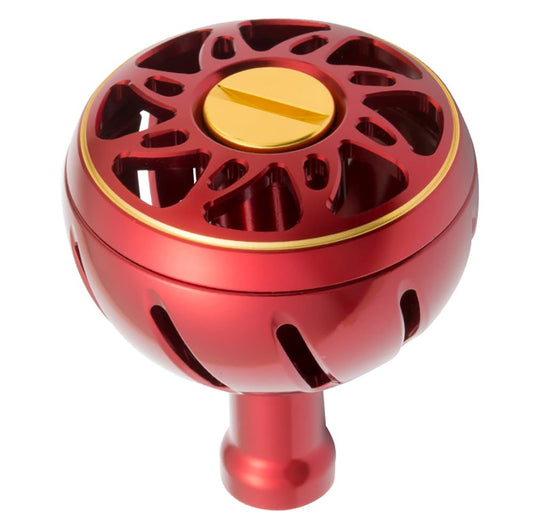 Daiwa SLP Works Handle Knob, SLPW Aluminum Round Knob, Large, Electric and Bi-Axle Reel, Red Reel