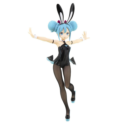 FURYU Corporation-Hatsune Miku BiCute Bunnies Figure -Hatsune Miku/Black-(re-Run)