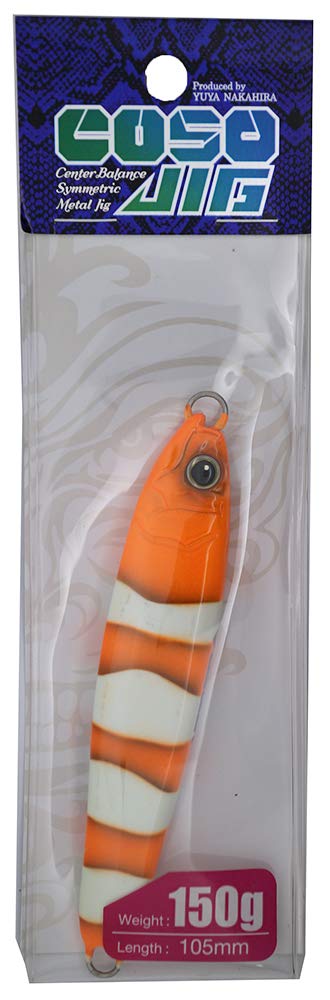 GAN Craft Metal Jig, Koso Jig, 5.3 oz (150 g), 14 Glow Anemone Fish