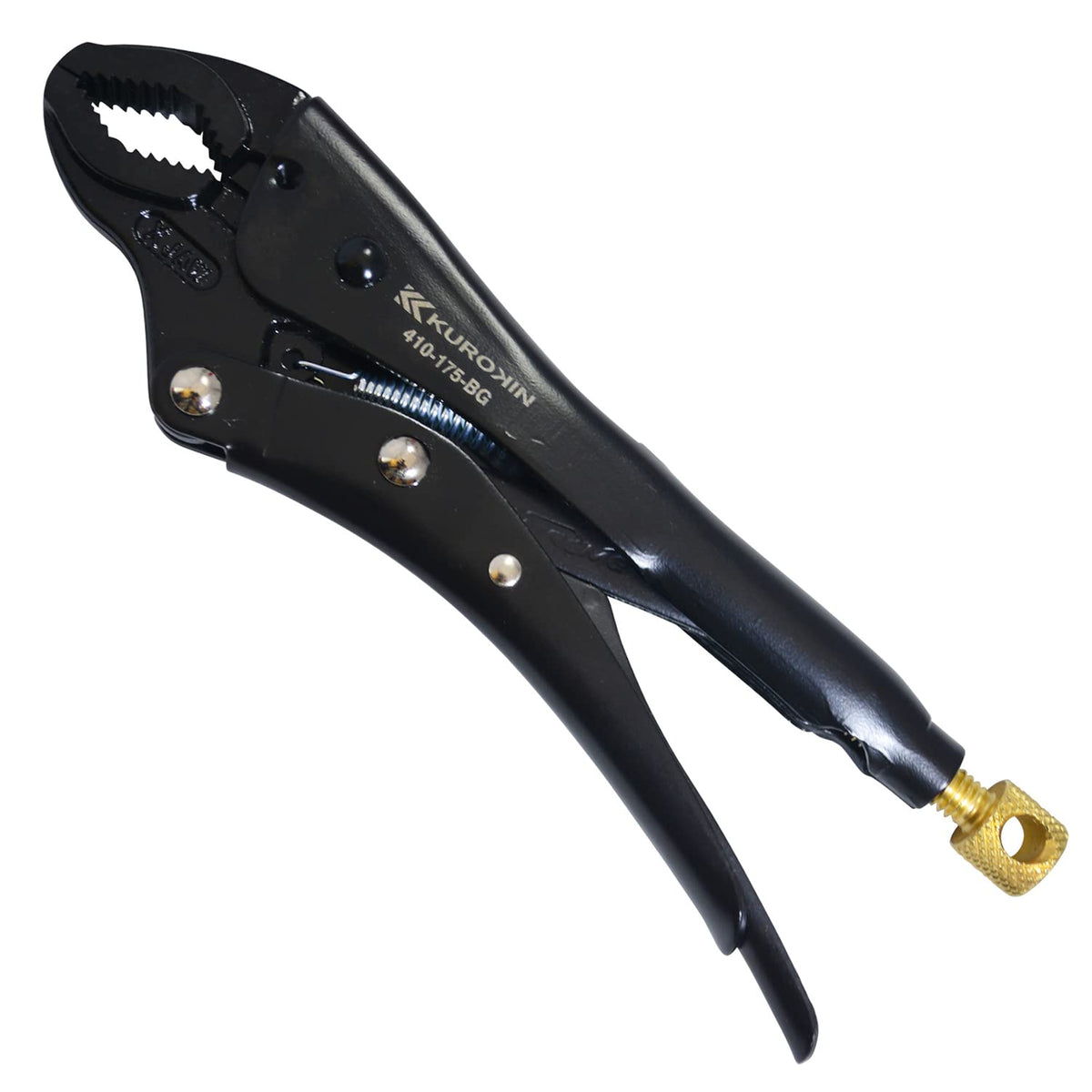 Fujiya 410-175-BG Locking Pliers for Pipes, Black Gold 6.9 inches (175 mm)