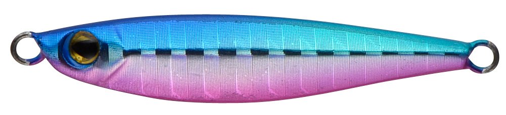Apia Metal Jig Lure, Blue Dragon Bits, 0.1 oz (3 g), 04 Blue Pink
