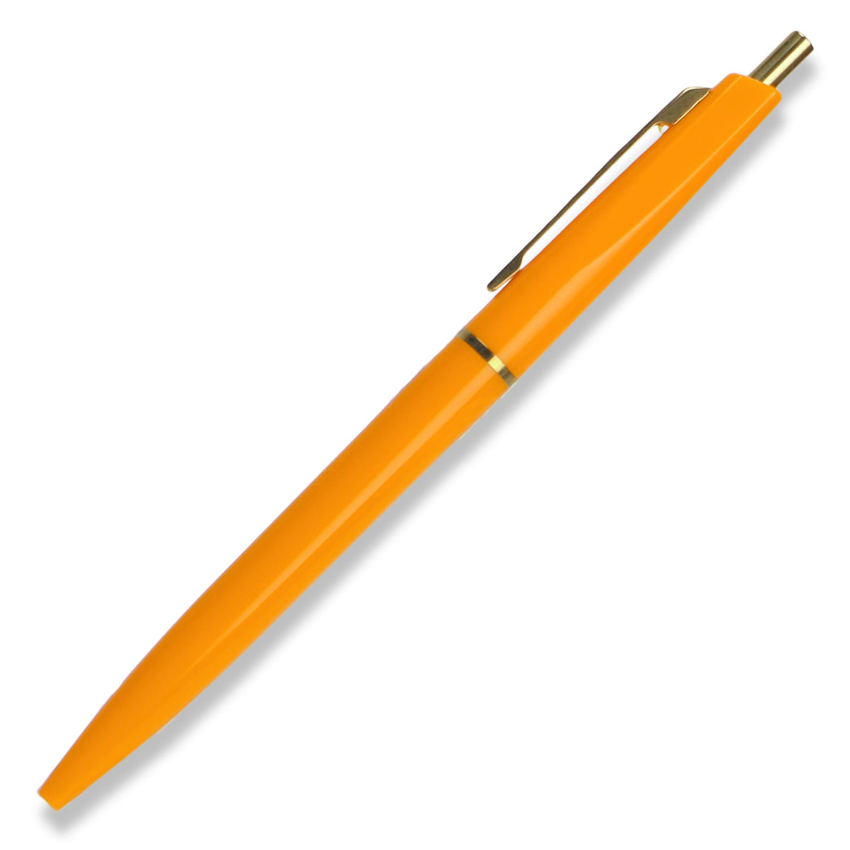 Antelic BP1PO Permanent Ballpoint Pen, 0.5, Pure Orange