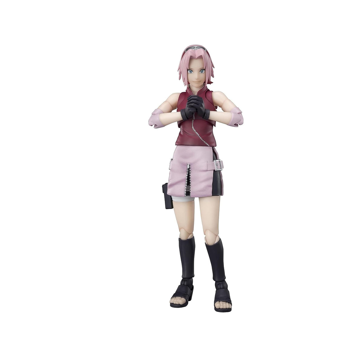 TAMASHII NATIONS S.H. Figuarts Naruto Shippuden Haruno Sakura -The Teacher's Defeat - (Resale Version) Approx. 5.3 inches (135 mm), ABS & PVC Pre-painted Action Figure
