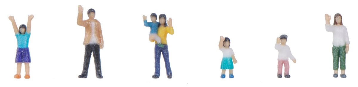 KATO 24-251A 1/150 Waving People A Diorama Supplies