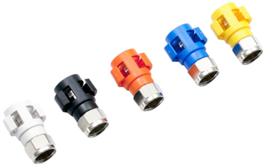 Kopek Japan DJFP5 Simple F-Type Connector, Yellow, Pack of 10