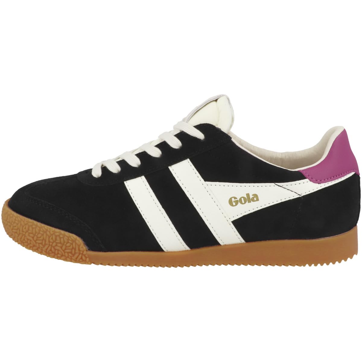 Gola Women's Elan Black/Off-White/Fuchsia 8 Medium