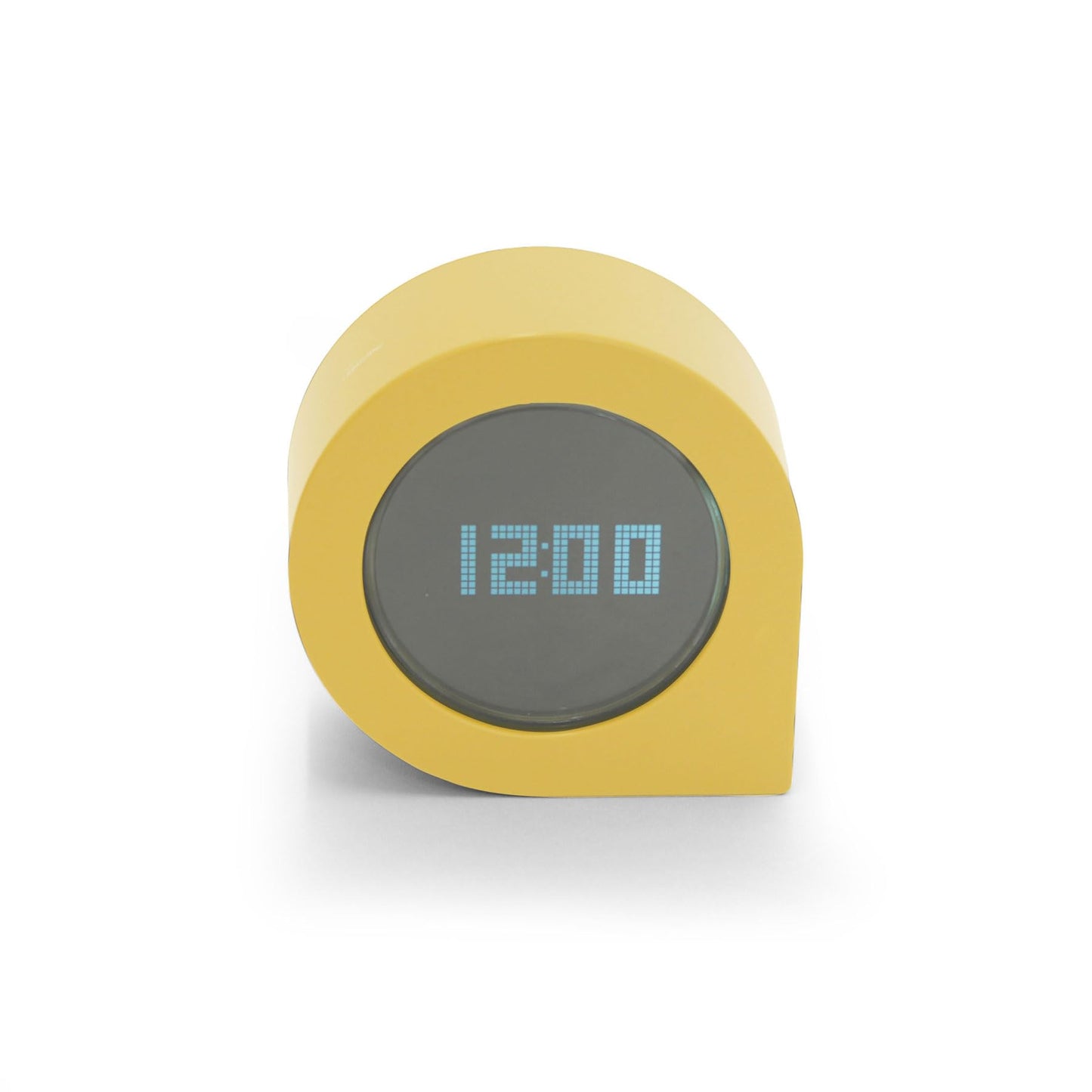 b.c.l Gravity Flip Thermometer Clock Yellow Alarm Clock Thermometer