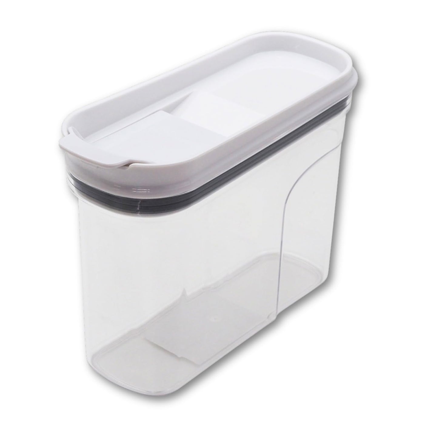 Kevnhaun KDS9721 Compact Canister, Large 28.5 fl oz (840 ml), Cereal Case, Coffee Canister, Stackable, Clear Body, Space Saving, Moisture Proof, BPA Free
