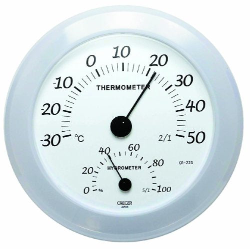 Kureseru temperature and humidity meter white wall hanging for CR-223W