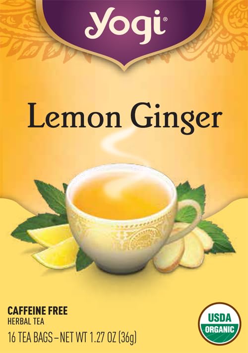 Yogiti herbal tea lemon ginger (16 bags ON)