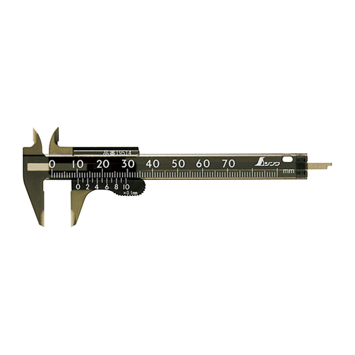 Shinwa Sokutei 19514 Plastic Caliper Pouch, 2.8 inches (70 mm)