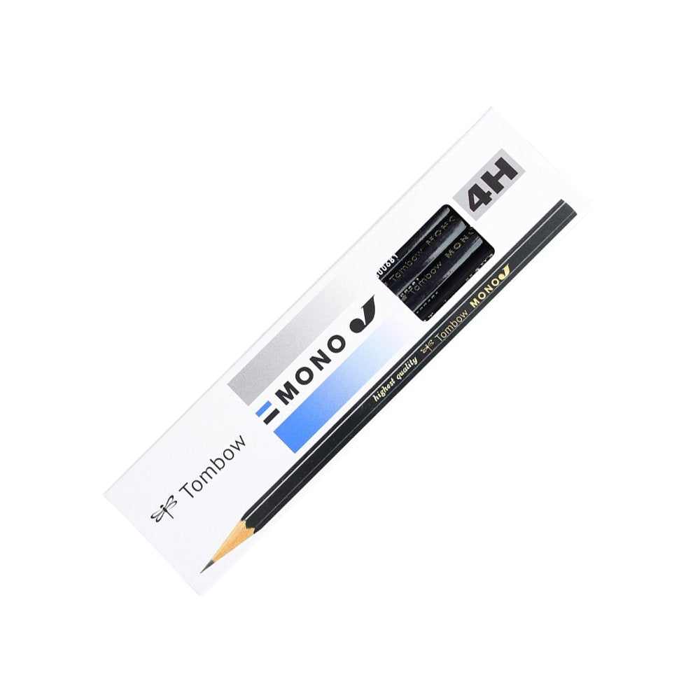 Tombow MONO Mono-J4H Pencil, 4H, 1 Dozen