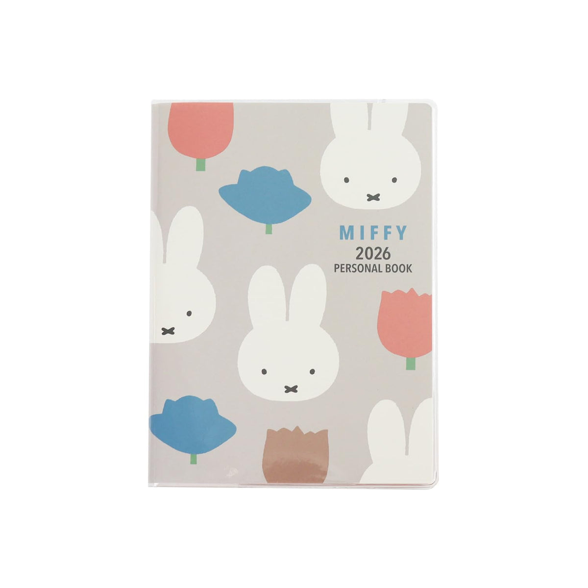 Square Miffy Notebook 2026 B6 Weekly Gray 11BD-6G (Starts December 2025)