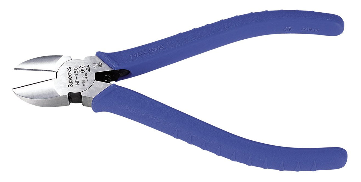 Three Peaks NP-150Z-S 3.peaks Strong Nipper, Spring Loaded & Molded Grip, 5.9 inches (150 mm)