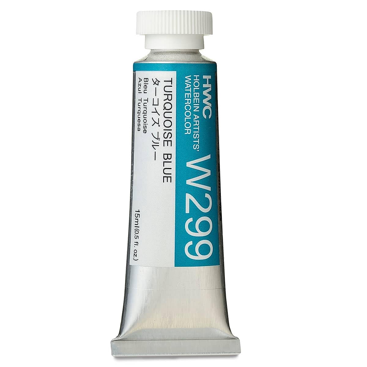 Holbein Artist's Watercolor 15ml Tube (Turquoise Blue) W299