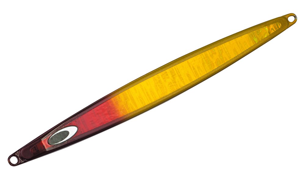 Nature Boys WR1160-06K Metal Jig Wiggle Rider 5.6 oz (160 g), Red Head Gold
