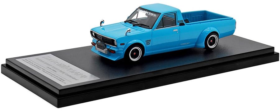ã‚¤ãƒ³ã‚¿ãƒ¼ã‚¢ãƒ©ã‚¤ãƒ‰(INTERALLIED) Hi Story 1/43 Datsun SUNNY TRUCK (1979) Customized Turquoise Blue Finished Product, HS445TB