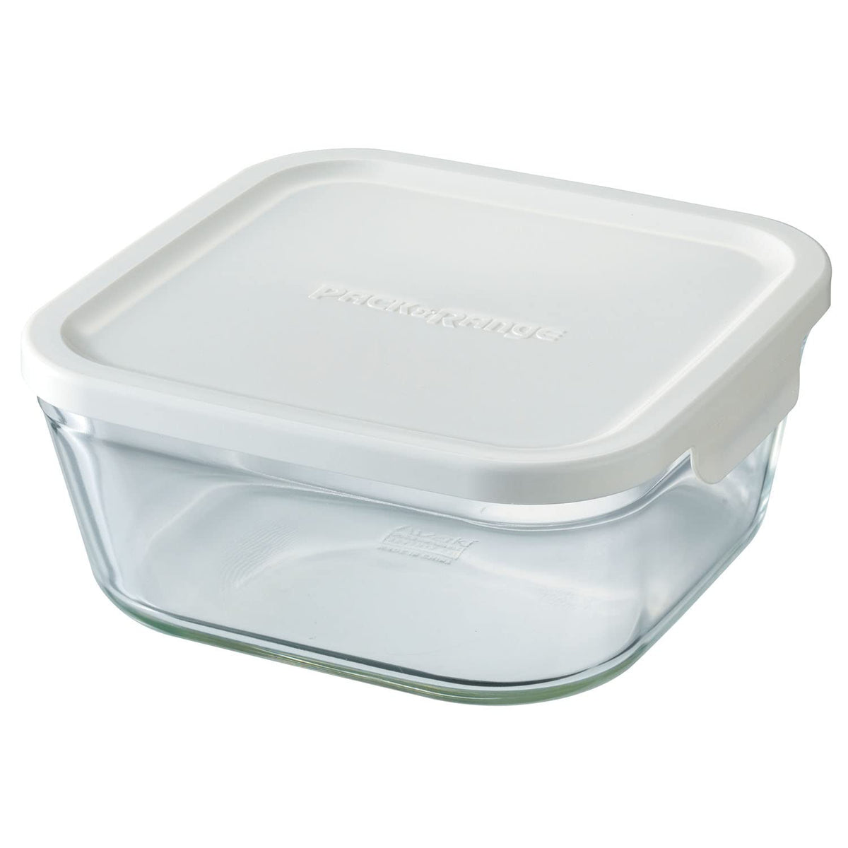iwaki KN3247H-W Storage Container, Pack & Range, Deep, Medium, 3.3 gal (1 L), White, Freezer, Oven, Microwave Safe