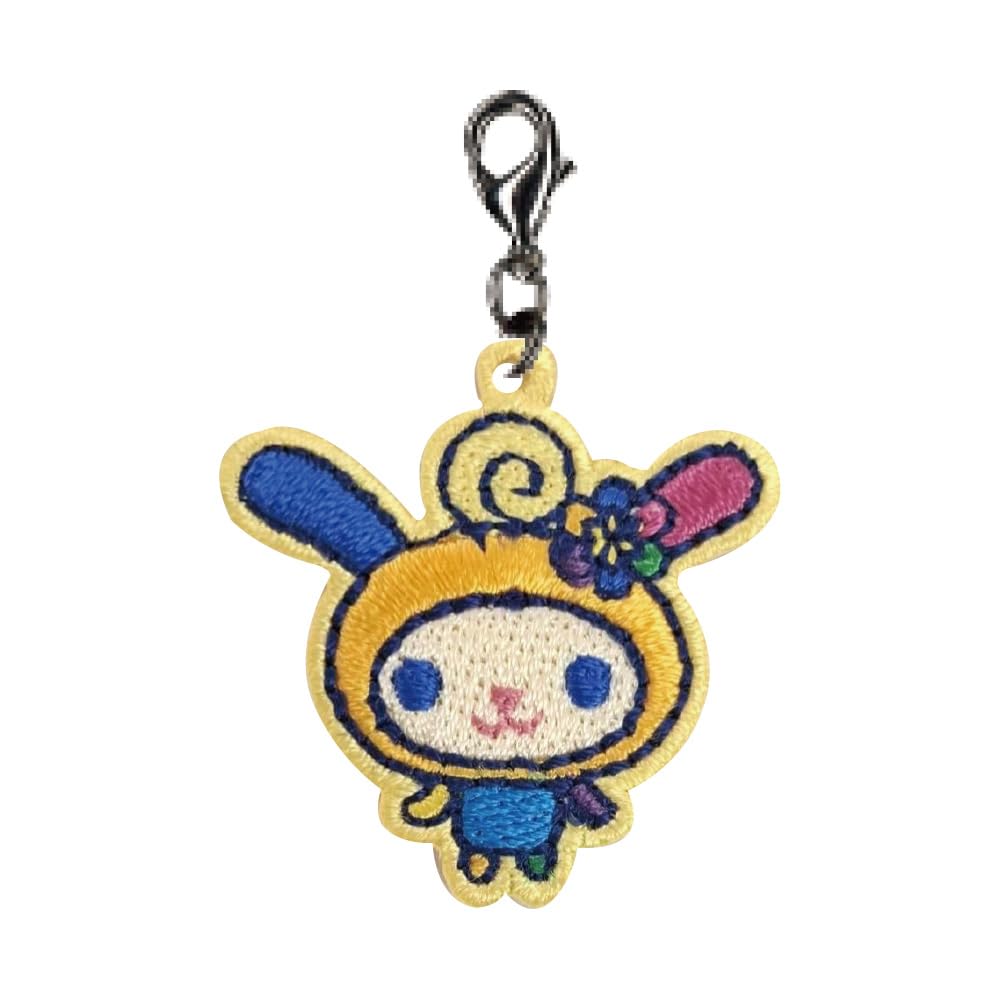 Minoda B01C3156 Tamagotchi x Sanrio Characters Mini Charm Metecchi x Usahana