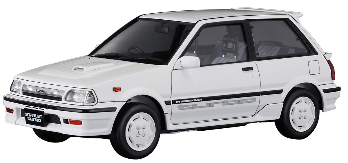 Hasegawa HMCC32 1/24 EP 71 Türer 1:24 Toyota Starlet EP71 Turbo-S 3-Door Late Version, Multi