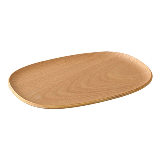 KINTO 21730 UNITEA Non-Slip Tray, 8.3 x 5.7 inches (210 x 145 mm), Willow, Wood