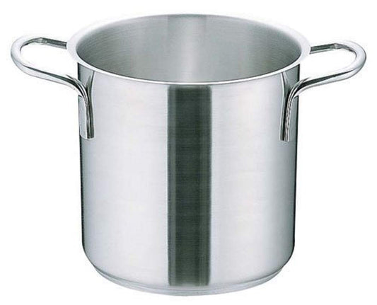 Endo Shoji AZV7704 Commercial Murano Induction Pot, 11.0 inches (28 cm), Induction Heating Compatible, No Lid, 18-8 Stainless Steel
