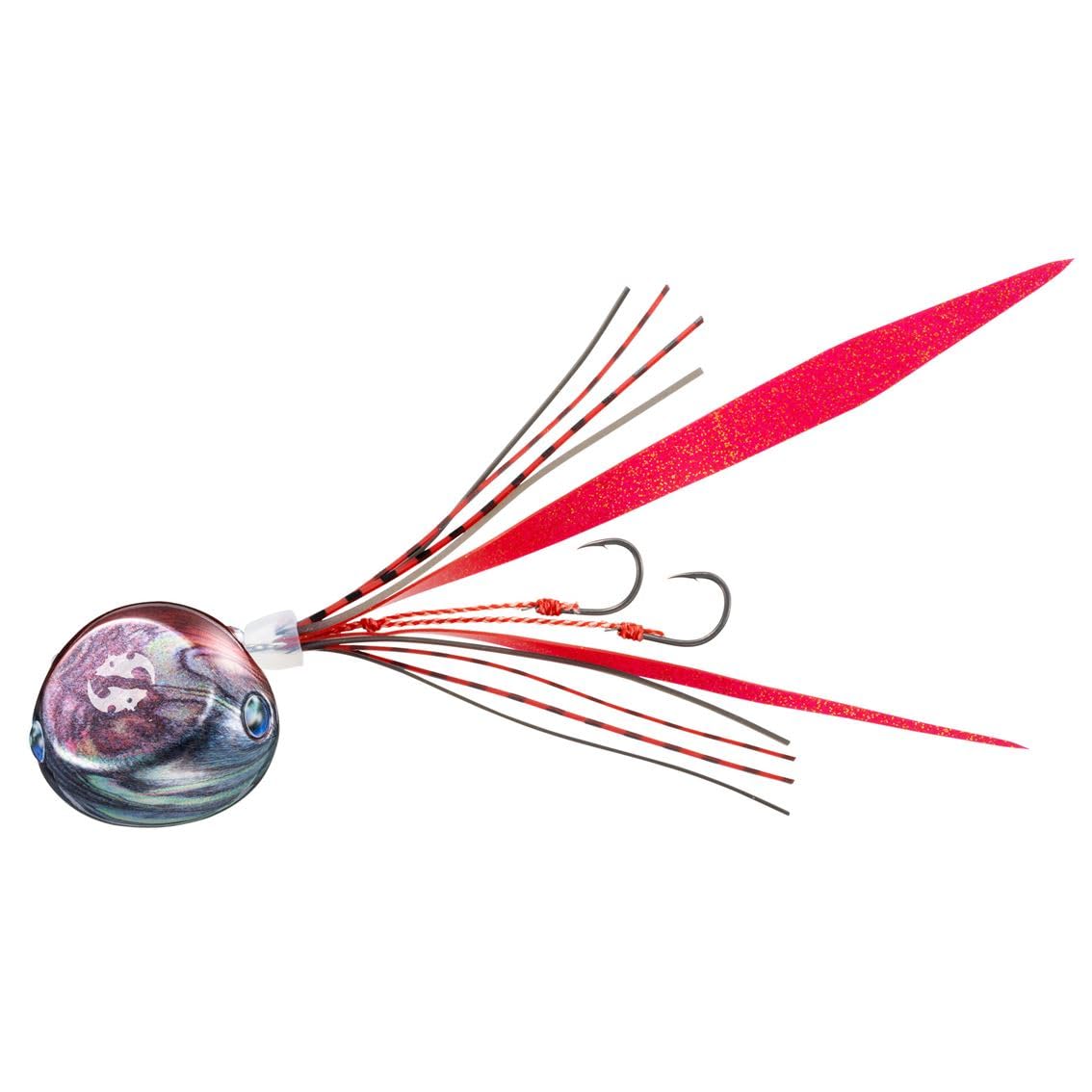 DAIWA Tai Lava Red Fang Bay Rubber Free Beta, 1.6 oz (45 g), Shelly Red