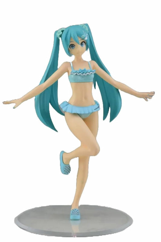 Sega Project Diva Arcade Future Tone Hatsune Miku Super Premium Action Figure Gradation Resort, 8.2"
