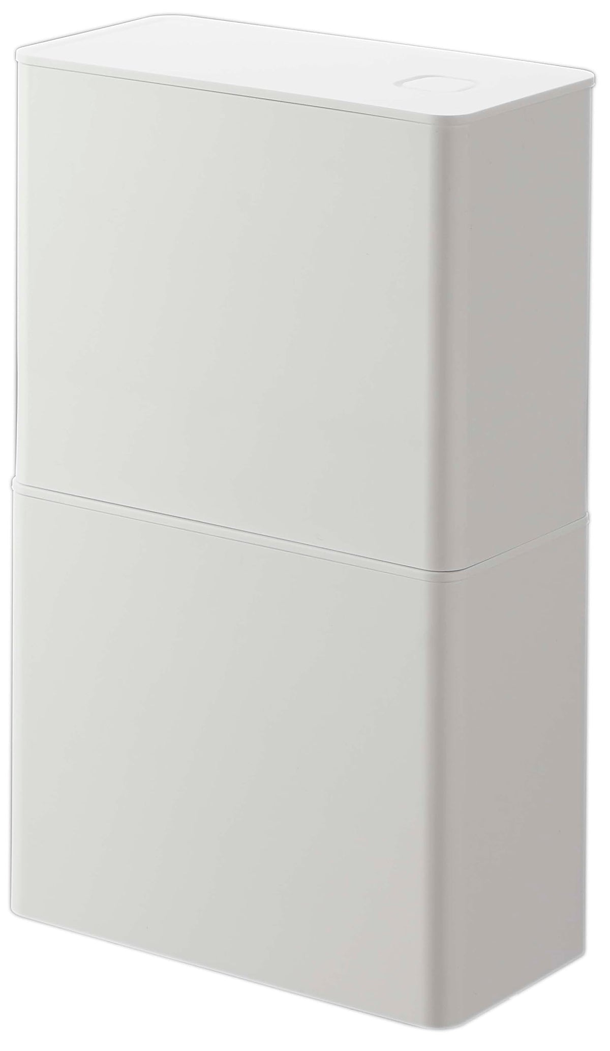 Yamazaki 6903 Airtight Coffee Canister & Filter Storage Case with Valve White Filter Storage Case Main Unit (W x D x H): Approx. 7.2 x 3.6 x 6.1 inches (18.4 x 9.2 x 15.4 cm) when stacking