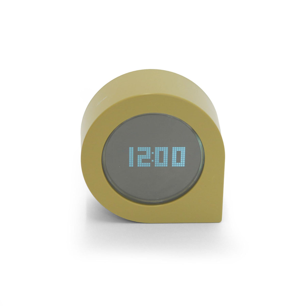 b.c.l Gravity Flip Thermometer Clock Olive Alarm Clock Thermometer