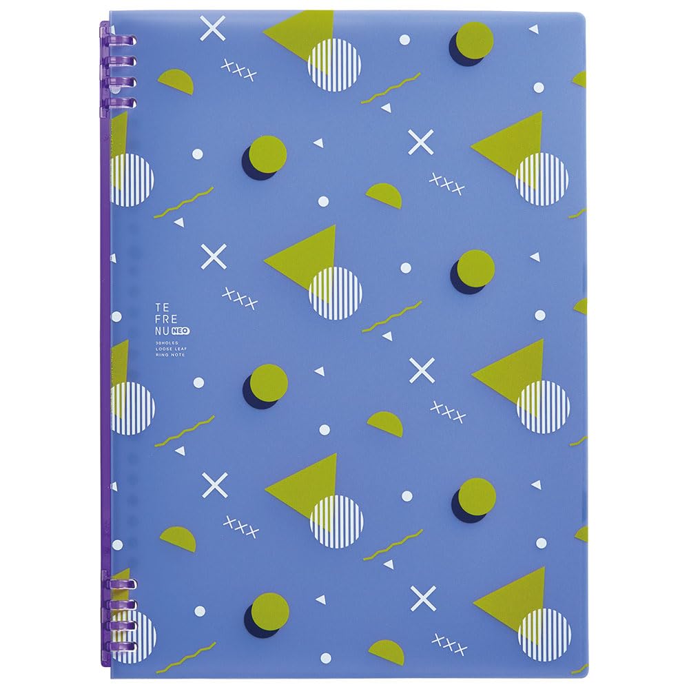 キングジム(Kingjim) King Jim 9856TTENE-004 Ring Notebook, Tefline, Neo, A4, Blue