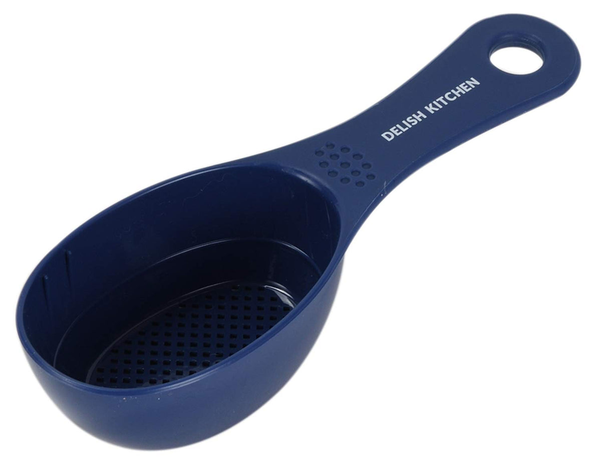 DELISH KITCHEN Pearl Metal Measuring Powder Spoon, Navy