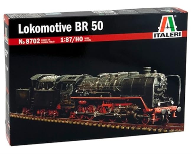 Platz ITALERI IT8702 1/87 (HO) German Steam Locomotive BR50 Plastic Model