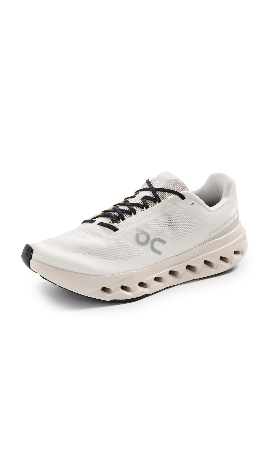 On Men's Cloudsurfer Next Sneakers, Ivory/Silver, 11 Medium US