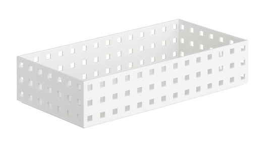 like-it 9003 Kitchen Storage Case, Bricks, 11.0 inches (280 cm), Middle, M, Width 5.5 x Depth 11.0 x Height 2.5 inches (14 x 28 x 6.3 cm), White, Made in Japan, Stackable, Accessory Storage