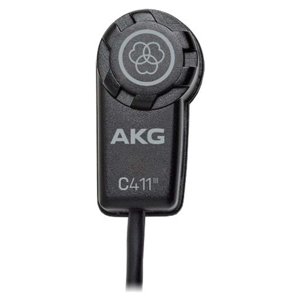 AKG C411 - Acoustic pickup for string instruments, acoustic guitar, banjo and violin. With reusable adhesive compound