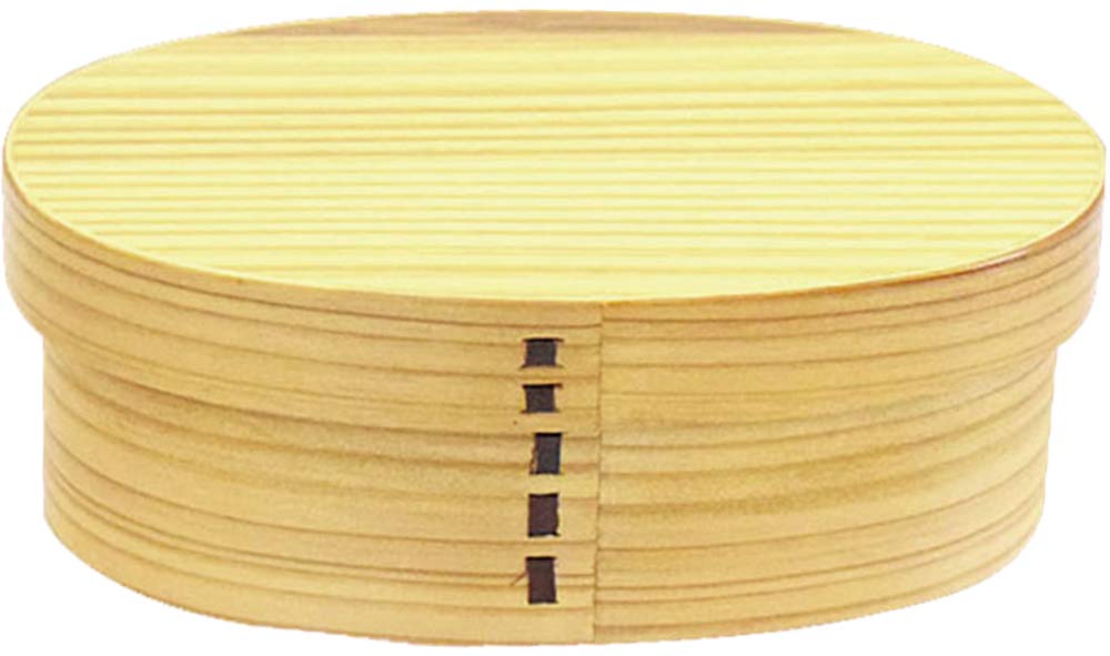 Ikujinsha KU46228 Bento Box, S, 13.5 fl oz (400 ml), Natural, Dishwasher