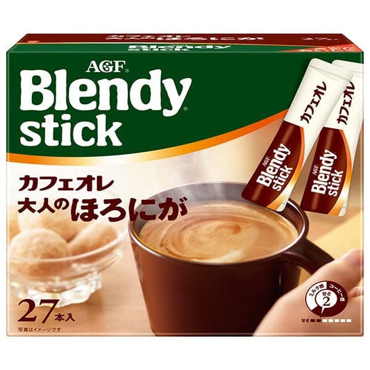 AGF Blendy Stick Cafe Au Lait Adult Bittersweet 27 sticks