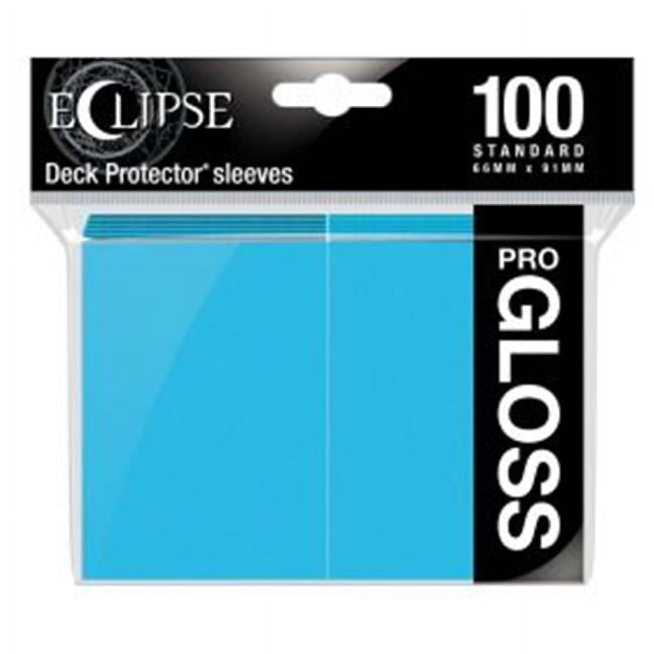 Ultra Pro Eclipse Gloss Deck Protector Sleeves – Sky Blue, 100 Pack
