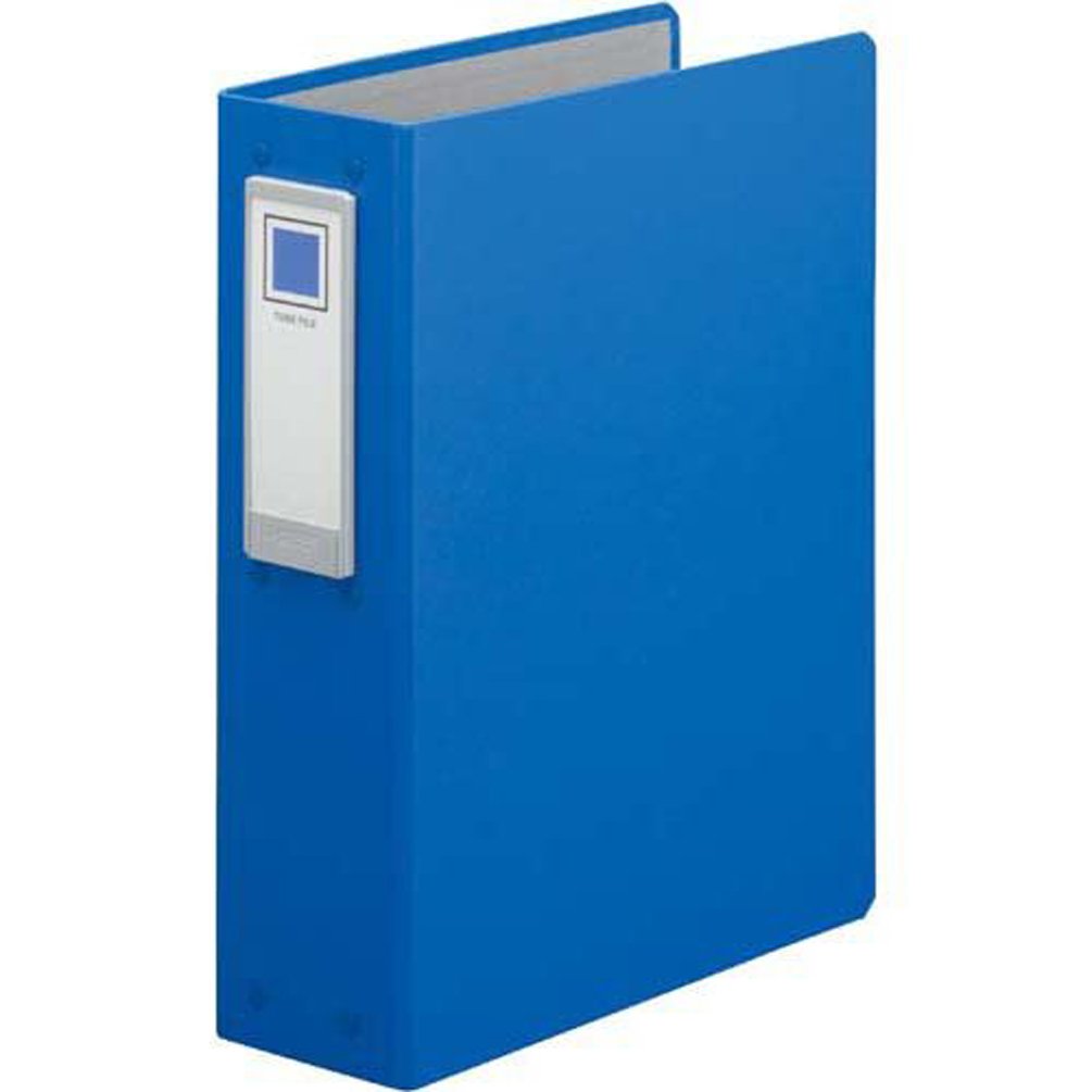 Kokuyo pipe type file Long body A4 2 hole 600 sheets blue off -L660NB