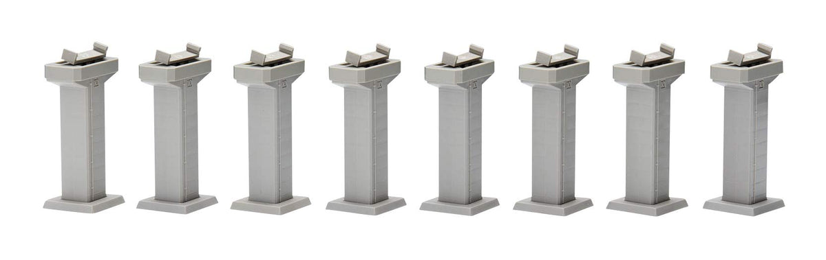 TomyTEC 120116 972359 N Concrete P10 Pillar 55 mm Pack of 8 Track Width N