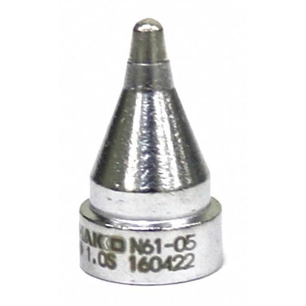 Hakko N6105 N61-05 DeSoldering Nozzle, Silver, 1.0mm