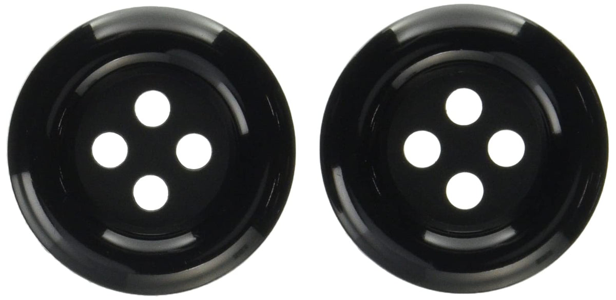 NBK CG1570-B Deca Button Diameter 1.6 inches (40 mm), Pack of 2