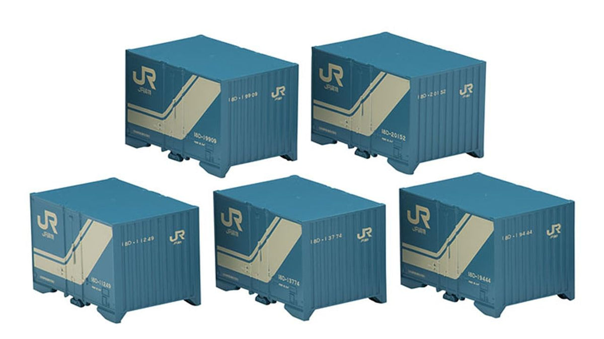 TOMIX 3307 N Gauge JR 18D Shape Container, 5 Pieces, Railway Model Supplies